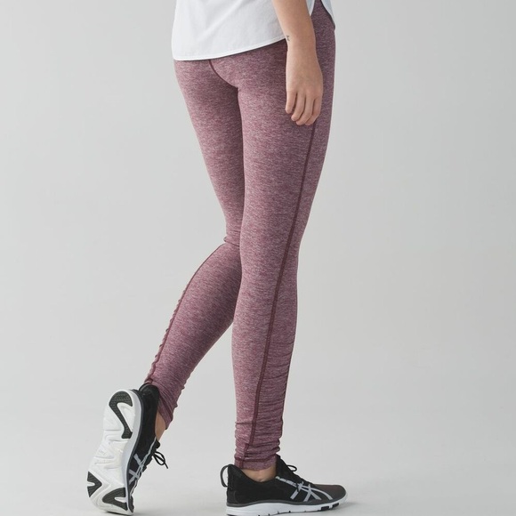 Lululemon Maroon Leggings - Picture 2 of 10